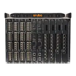 HPE Aruba 8400 8-slot Chassis - Commutateur - 32 x 10 Gigabit Ethernet + 6 x 40 Gigabit - 100 Gigabit QSF... (JL376AABB)_1
